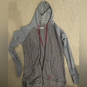 Under Armour semi fitted zip up hoodie